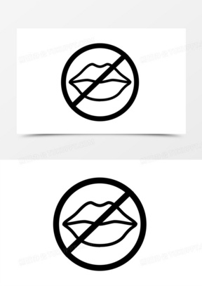 手绘聋哑人图标素材