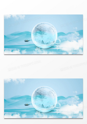 绘画气泡图片素材