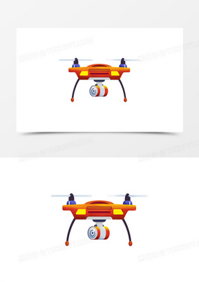 无人机卡通图片素材