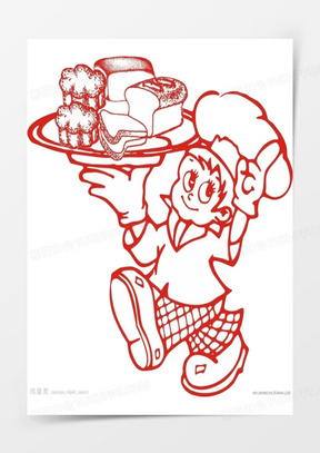 蛋糕 甜品 美食 下午茶20蛋糕甜品折页图片00卡通可爱下午茶甜品蛋糕