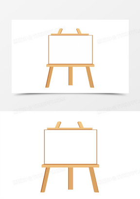 卡通手绘写字板元素