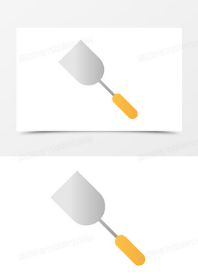 手绘卡通锅铲素材