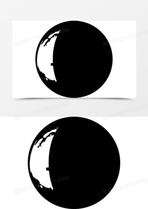 月亮相位符号图标