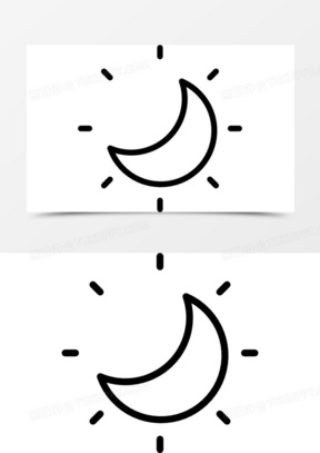 半月亮图片素材