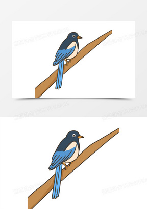 卡通喜鹊图片素材