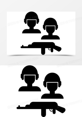 军事图标图片素材