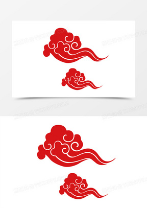 210祥云回形纹10水墨图纹鸡年素材40黑白装饰图纹941如意纹构成图案