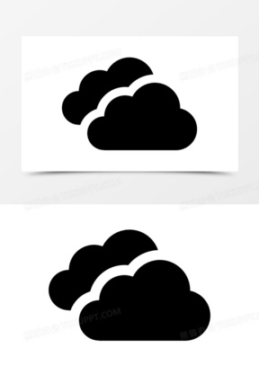 暴风雨的乌云图标