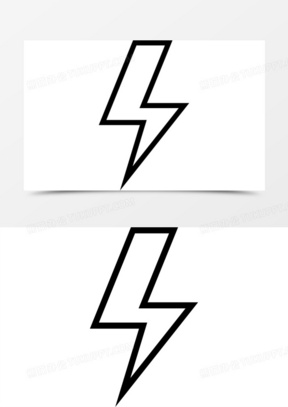 闪电符号图片素材