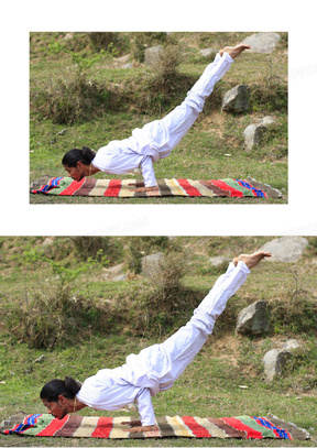 飞燕式瑜伽动作图片