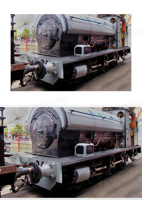 蒸汽火车发动机图片