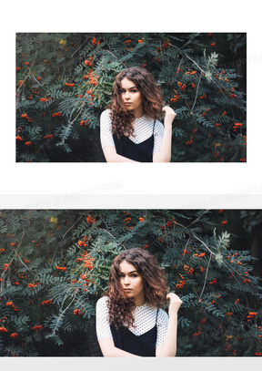 银丝烫卷发发型图片