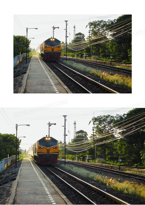 火车轨道图片素材