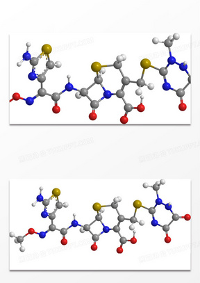 头孢曲松钠分子结构图片