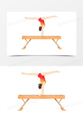 平衡木画法图片图片