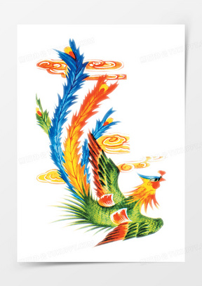 孔雀羽毛图片绘画作品