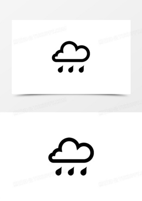 下雨图标图片素材