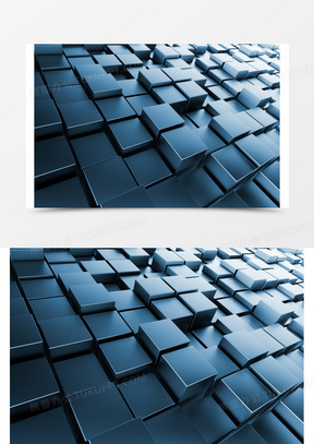 蓝色方块图片大全大图高清