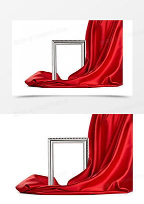 画框与丝绸