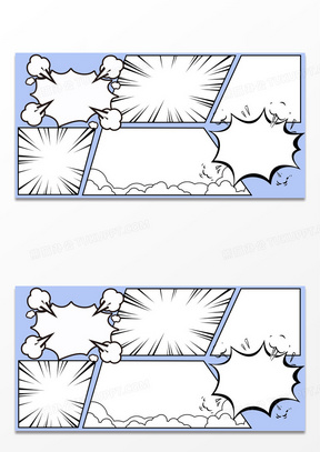 漫画背景图片素材免费下载 熊猫办公