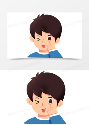 扮鬼脸图片可爱头像