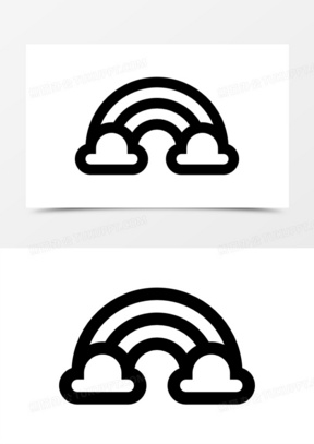 阳光彩虹图片素材