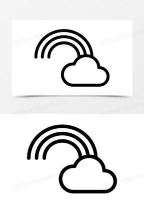 阳光彩虹图片素材