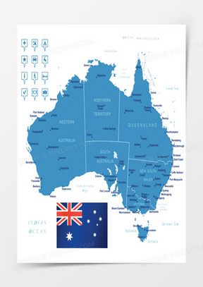 澳大利亚板块图片