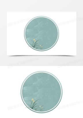 边框设计古风唯美图案下载_熊猫办公