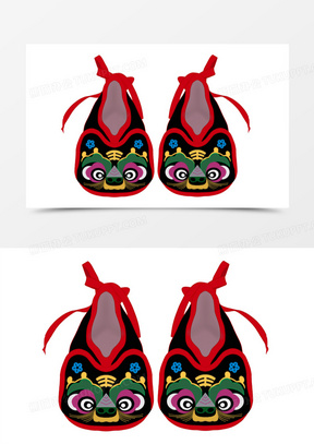 虎头鞋图片素材