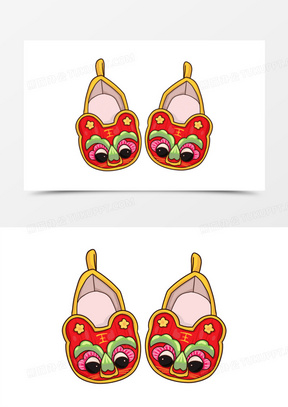 虎头鞋虎头图案画法