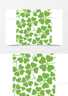 四叶草背景花纹