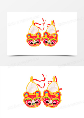 虎头鞋图片素材