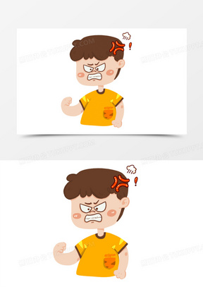 生气人物图片素材