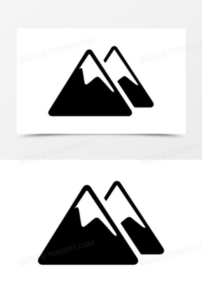雪山图标