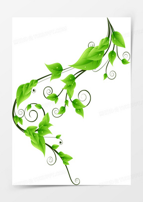 手绘藤蔓图片素材