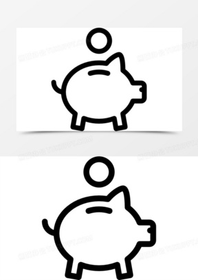 储蓄罐硬币图标