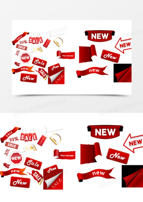 精美标签标贴矢量素材