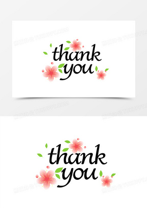 thankyou谢谢英文设计