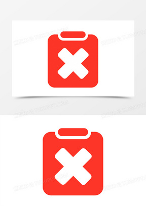 红色项目未完成图标素材