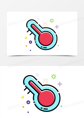 卡通体温计图夭