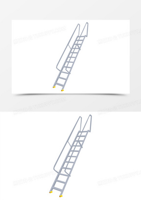 消防用具消防梯逃生梯素材111手绘卡通消防用品消防斧救生斧素材220