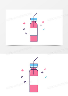 mbe风格医疗用品口服液免抠元素