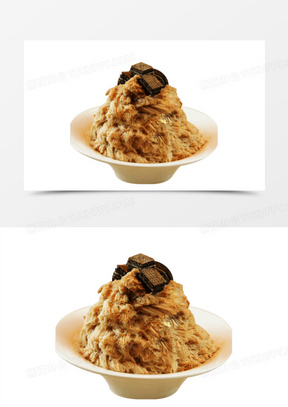 香甜巧克力绵绵冰