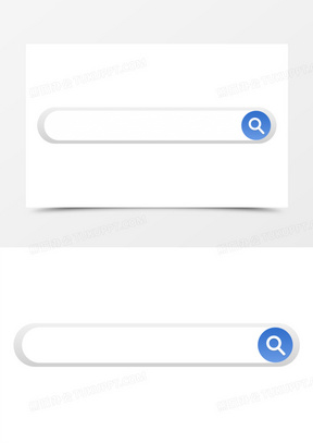 簡約手繪網頁搜索框素材