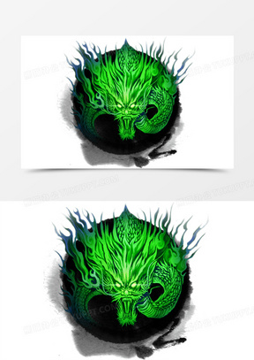 青龙图片神兽头像