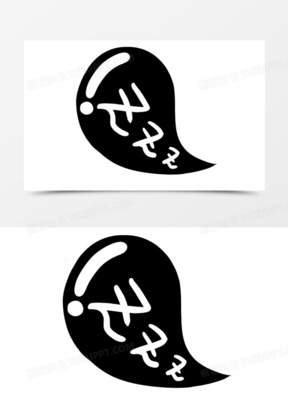 睡觉卡通漂浮旁白