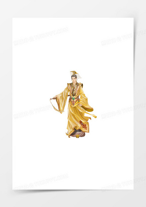 立绘古风皇帝美男子