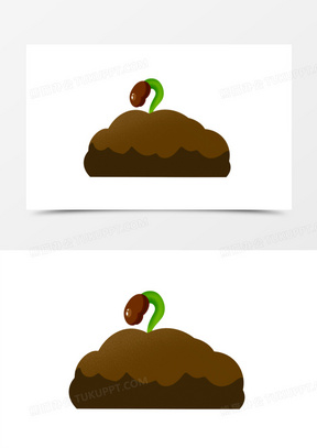 160手绘种子破土过程素材4629种子发芽过程3652卡通植物种子的发芽长