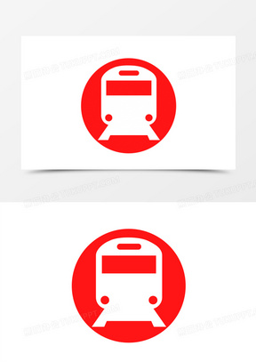 手绘地铁logo图标素材